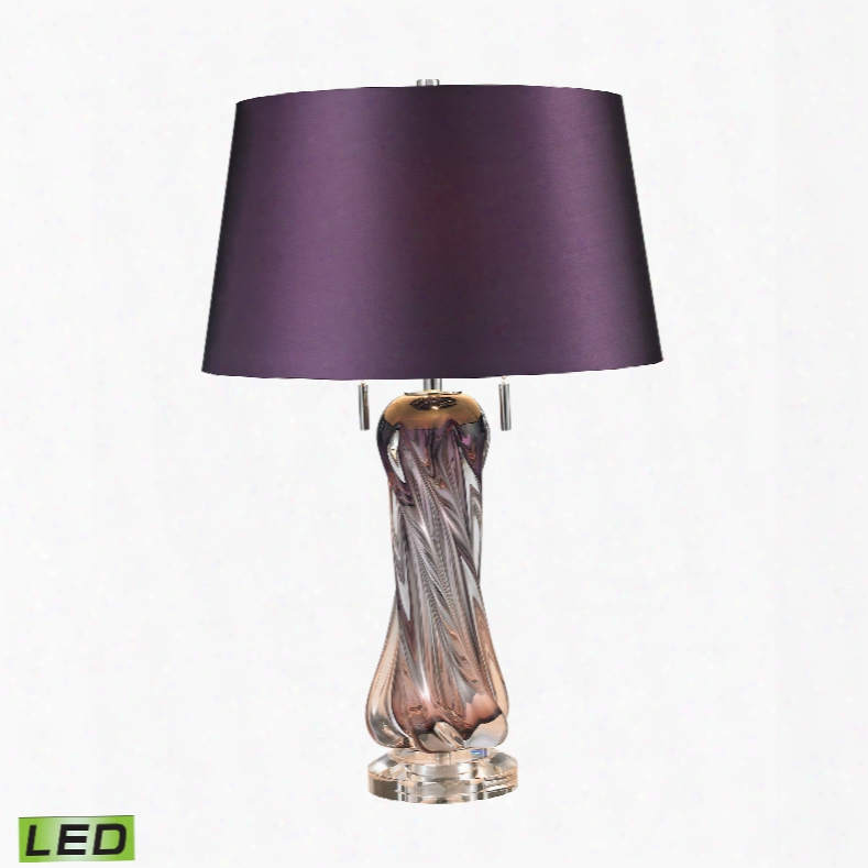 Dimond Lighting Vergato 2-light Purple Table Lamp