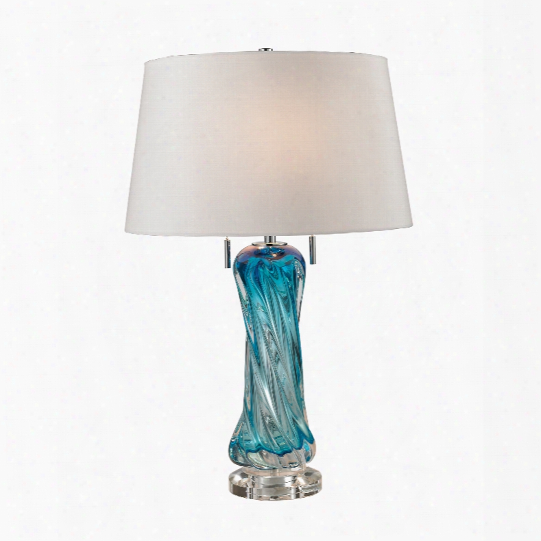 Dimond Lighting Vergato 2-light Table Lamp In Blue