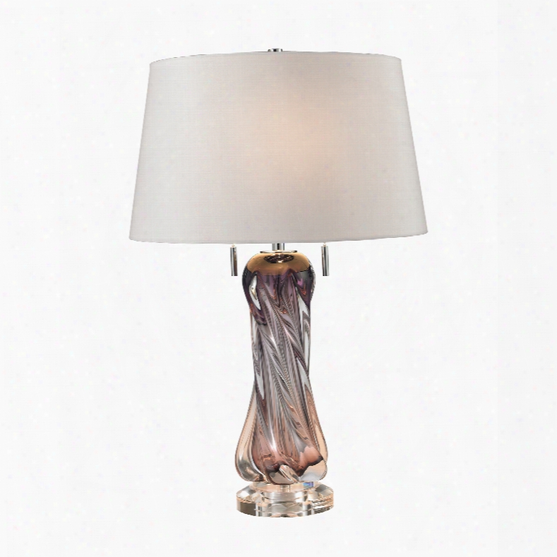 Dimond Lighting Vergato 2-light Table Lamp In Purple