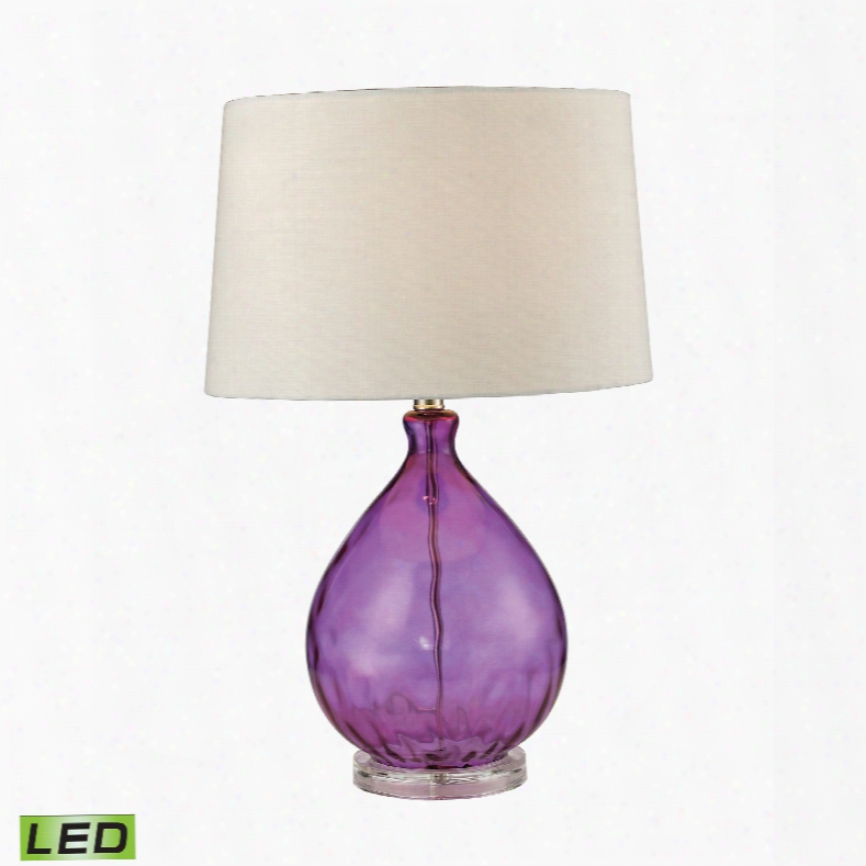 Dimond Lighting Wayfarer 1-light Purple Table Lamp