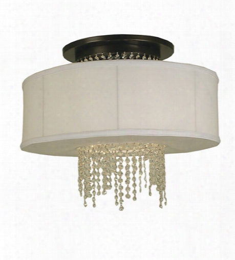 Framburg Angelique 4-light Metal Semi Flush Mount