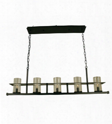 Framburg Hammersmith 5-light 41 Inch Island Chandelier