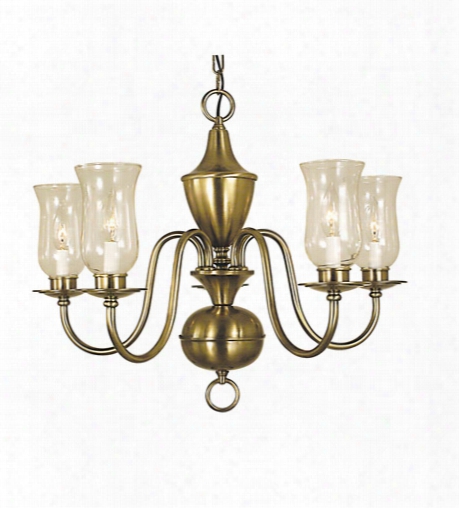 Framburg Jamestown 5-light 25 Inch Dining Chandelier