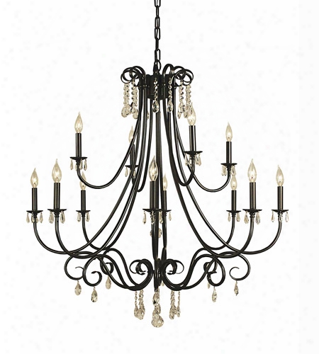 Framburg Liebestraum 12-light 42 Inch Foyer Chandelier