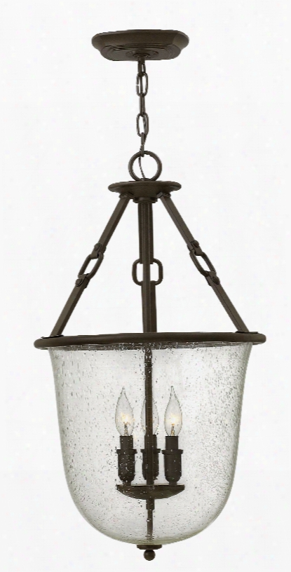 Hinkley Lighting Dakota 3-light Chandelier In Oil Rubbed Bronze