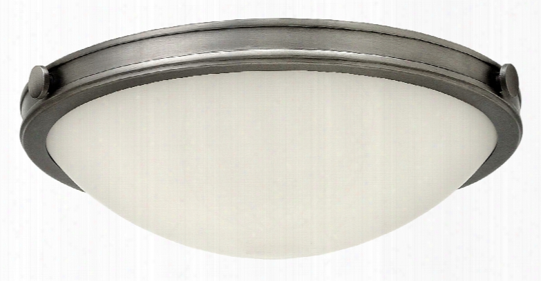 Hinkley Lighting Maxwell 2-light Foyer Flush-mount In Antique Nickel