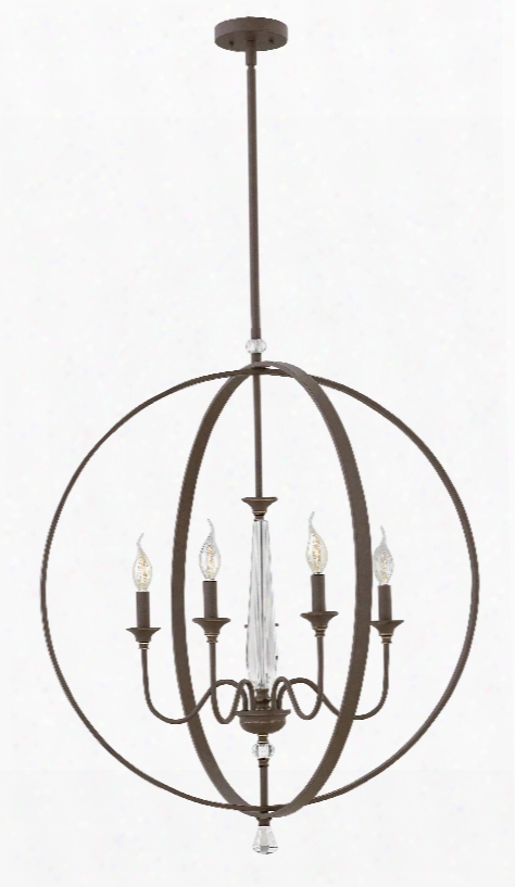 Hinkley Lighting Waverly 5-light Stem Hung Foyer Chandelier