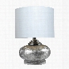 Dimond Lighting Ceramic 1-Light Table Lamp in Metallic Frost