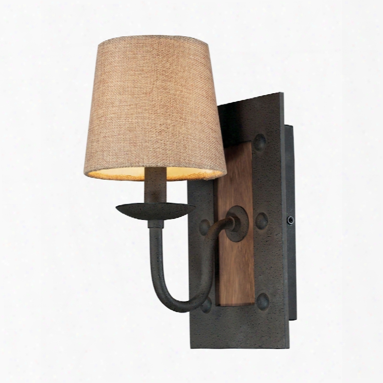 Elk Lighting Early American 1-light Wall Sconce In Vintage Rust