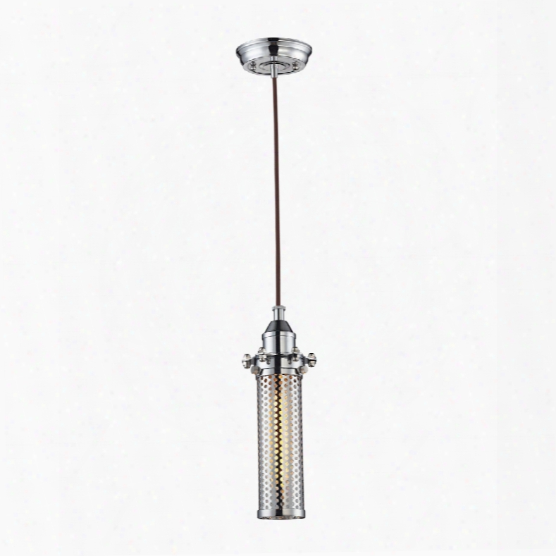 Elk Lighting Fulton 1-light Pendant In Polished Chrome