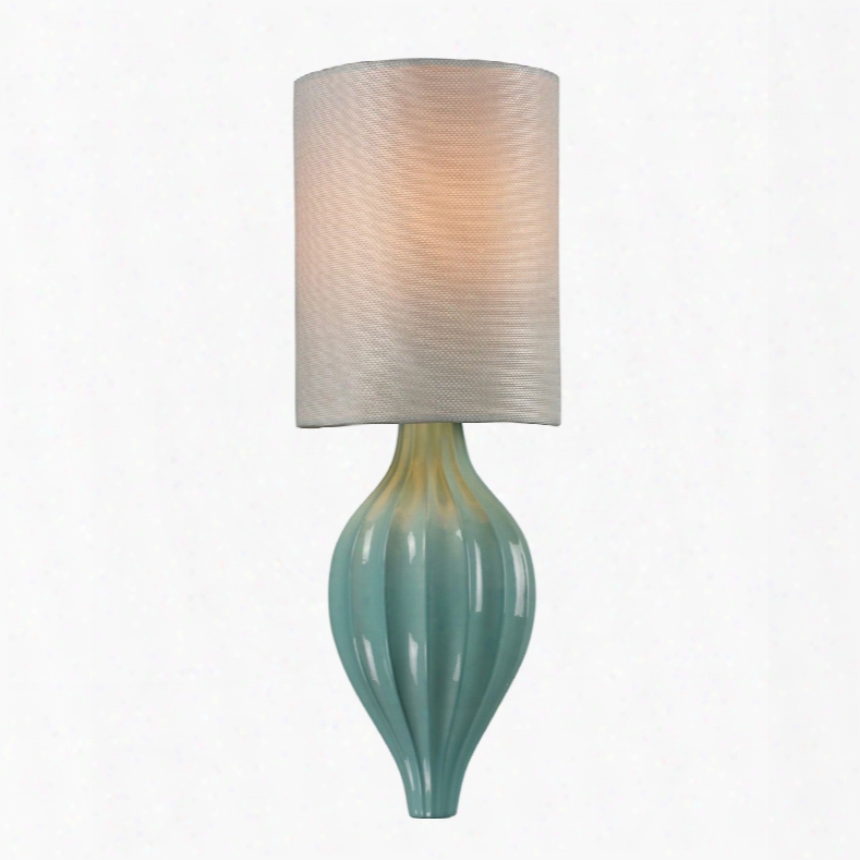 Elk Lighting Lilliana 1-light Sconce In Seafoam And Aged Silver