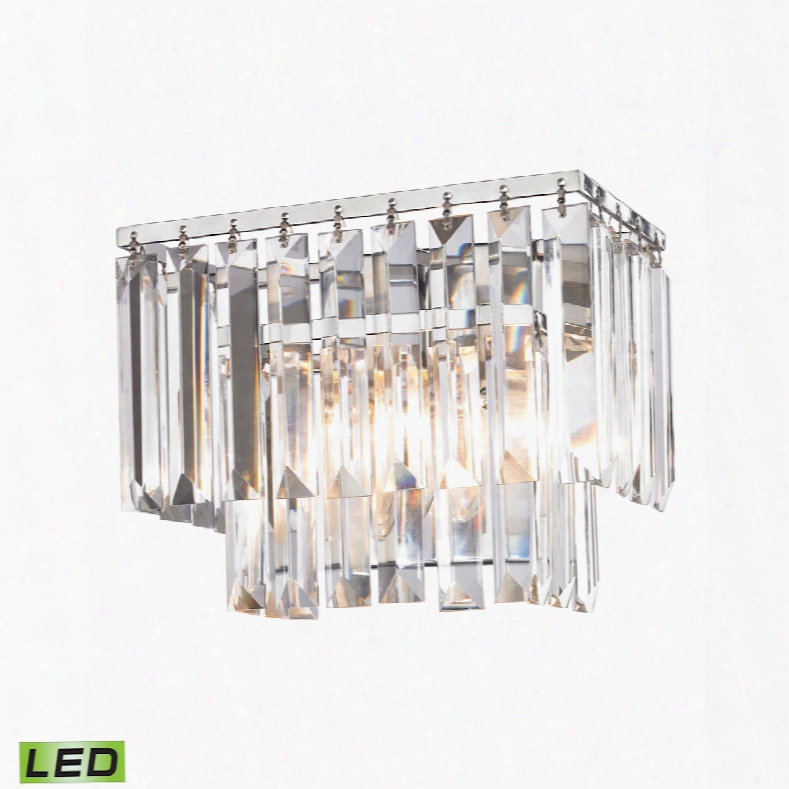 Elk Lighting Palacial 1-light Led Vanity In Polished Chrome