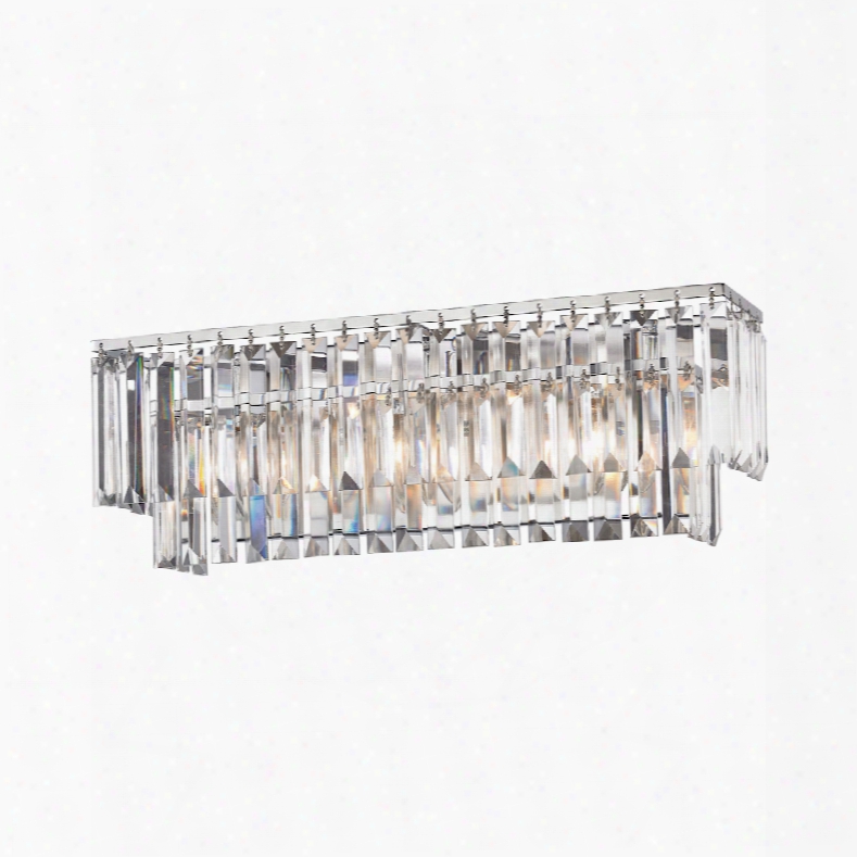 Elk Lighting Palacial 3-light Vanity In Polished Chrome