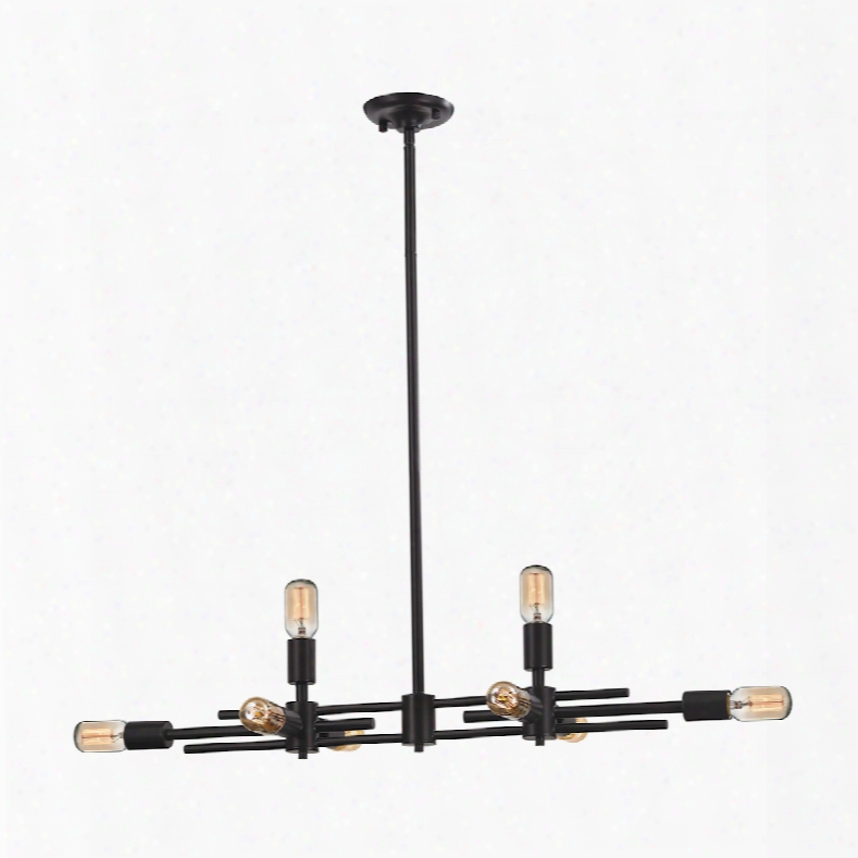 Elk Lihting Parallax 8-light Island In Oil Rubbed Bronze