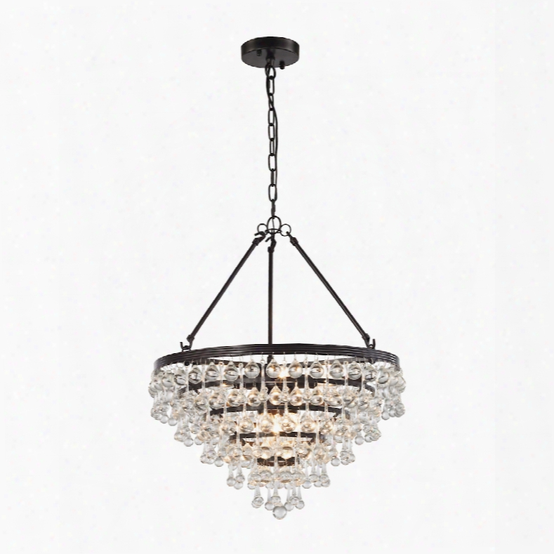 Elk Lighting Ramira 6-light Chandelier In Oil Rubbed Bronze