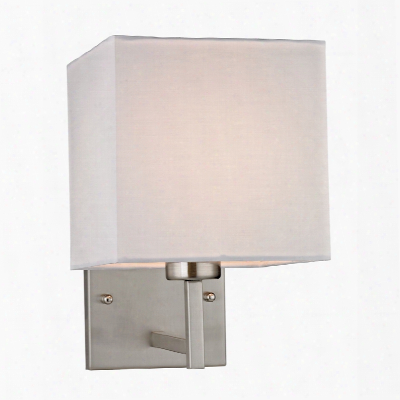 Elk Lighting Sconces 1-light Wall Sconce In Brushed Nickel