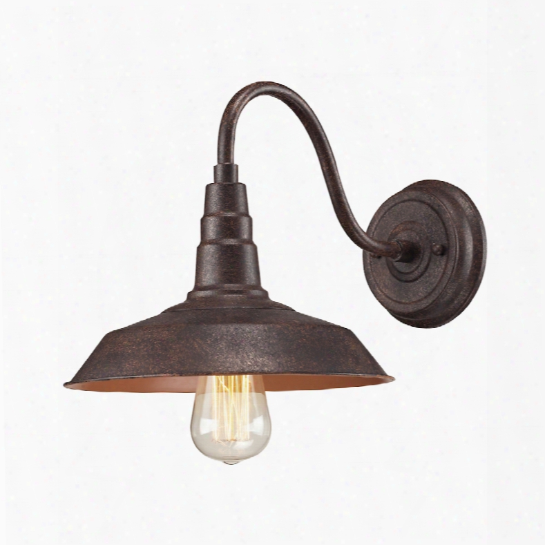 Elk Lighting Urban Lodge 1-light Sconce In Weathered Bronze