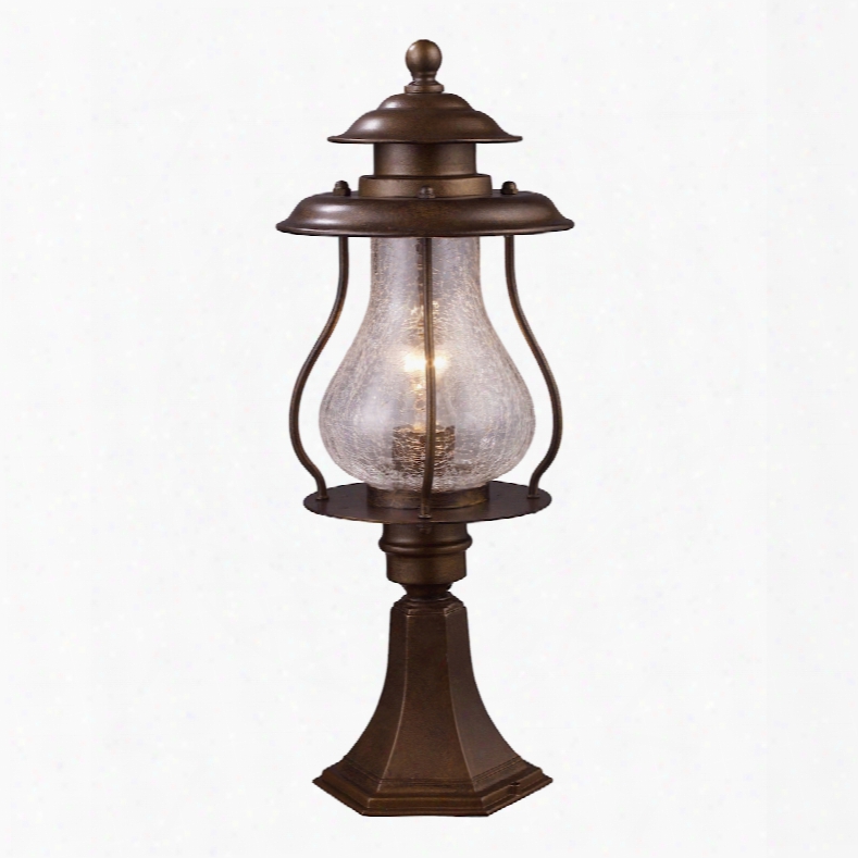 Elk Lighting Wikshire 1-light Outdoor Post Mount In Coffee Bronze