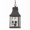 ELK Lighting Forged Jefferson 3-Light Outdoor Pendant In Charcoal