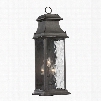 ELK Lighting Forged Provincial 3-Light Outdoor Sconce In Charcoal