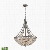 ELK Lighting Renaissance 6-Light LED Chandelier In Weathered Zinc