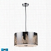 ELK Lighting Skyline 3-Light LED Pendant In Polished Stainless Steel