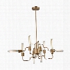 ELK Lighting Transit 8-Light Chandelier In Matte Gold