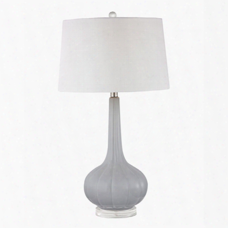 Dimond Abbey Lane Pastel Blue Fluted Ceramic Table Lamp