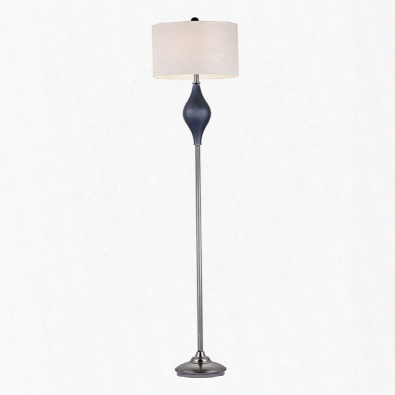 Dimond Chester - Navy Navy Blue Glass Floor Lamp