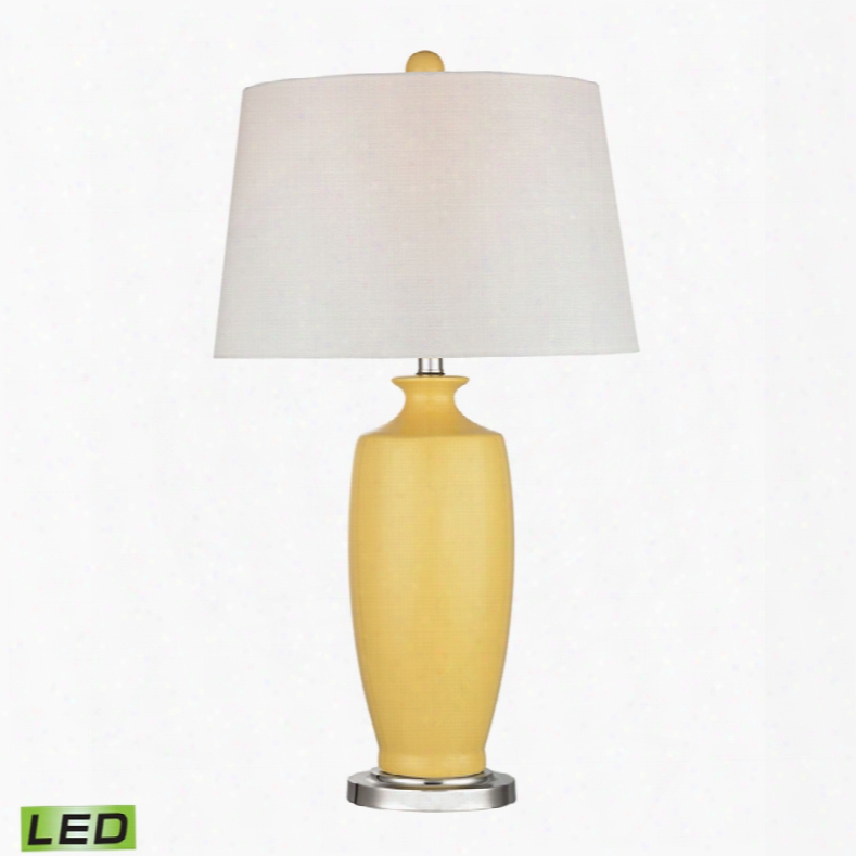 Dimond Halisham - Sunshine Sunshine Yellow Ceramic Led Table Lamp