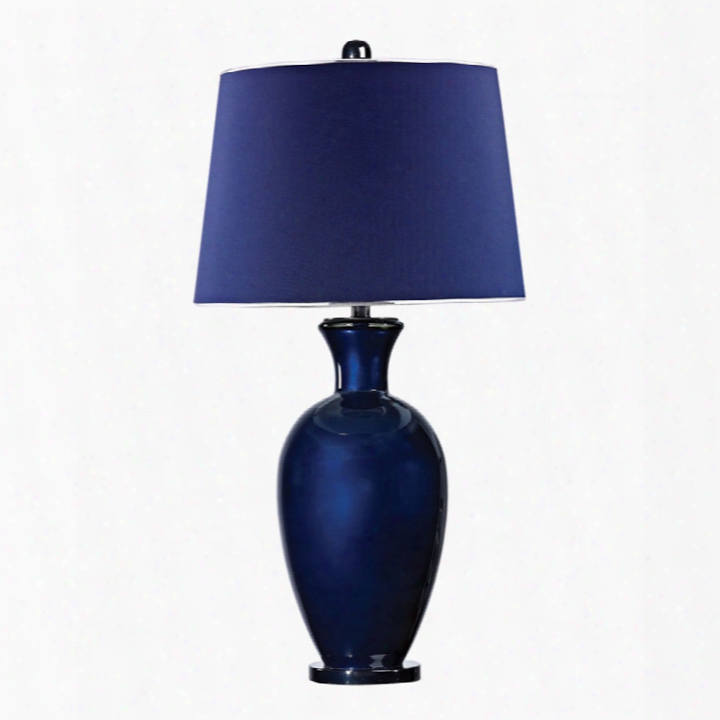 Dimond Helensburugh Navy Lue Glass Table Lamp