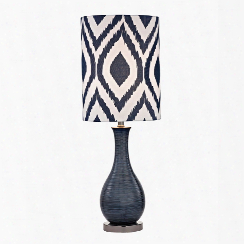 Dimond Hitchin Navy Blue Textured Ceramic Accent Table Lamp