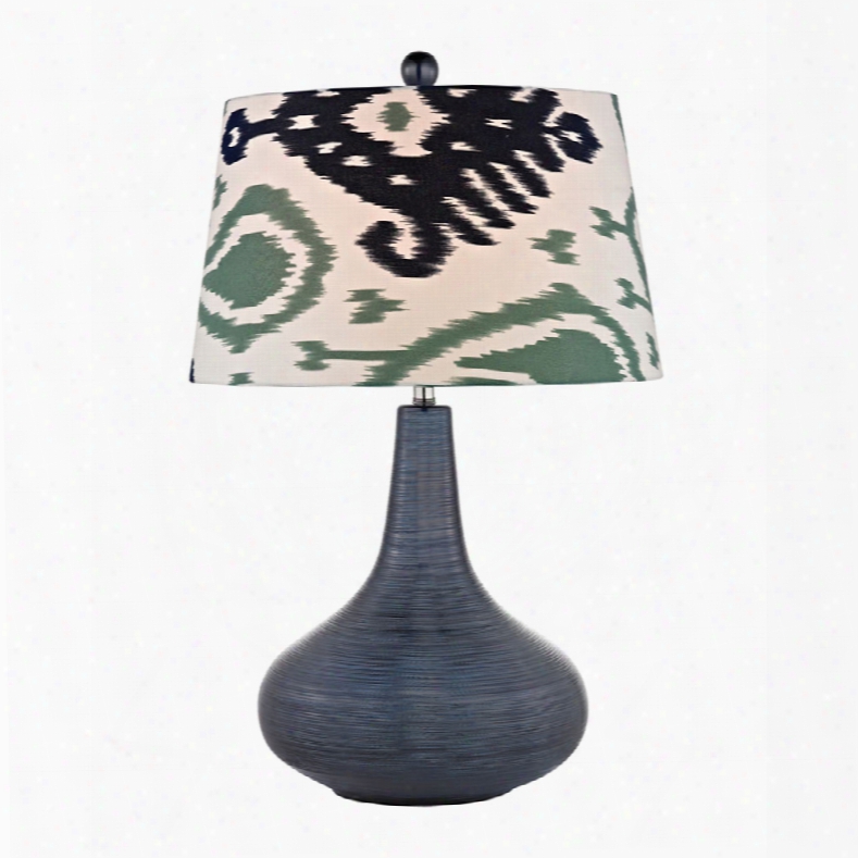 Dimond Penarth Navy Blue Textured Ceramic Table Lamp