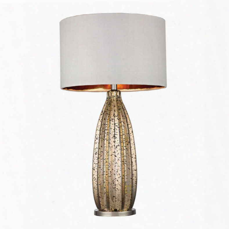 Dimond Pennistone Gold Mercury Glss Bullet Table Lamp