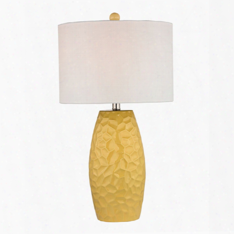 Dimond Selsey Sunshine Yellow Ceramic Table Lamp