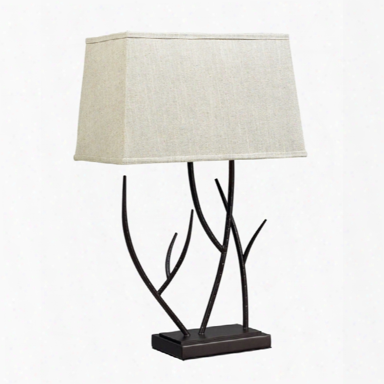 Dimond Winter Harour Hammered Iron Table Lamp