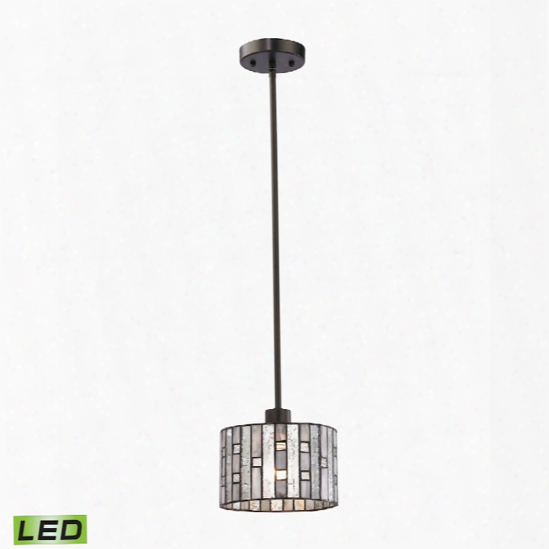 Elk Lighting Ethan 1-light Led Pendant In Tiffany Bronze