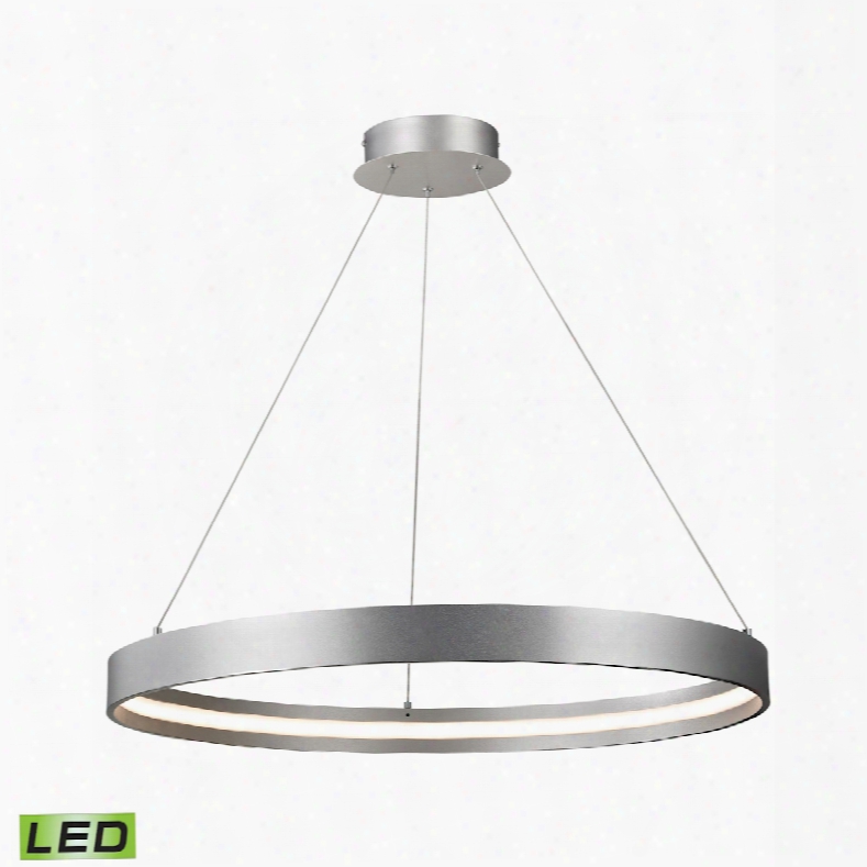 Elk Lightin Ggalleria 42 Watt Large Led Pendant In Aluminum