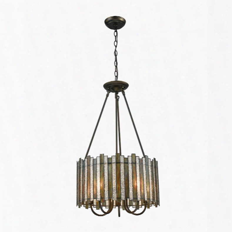 Elk Lighting Lineage 5-light Chandelier In Oil Rubbed Bronzd