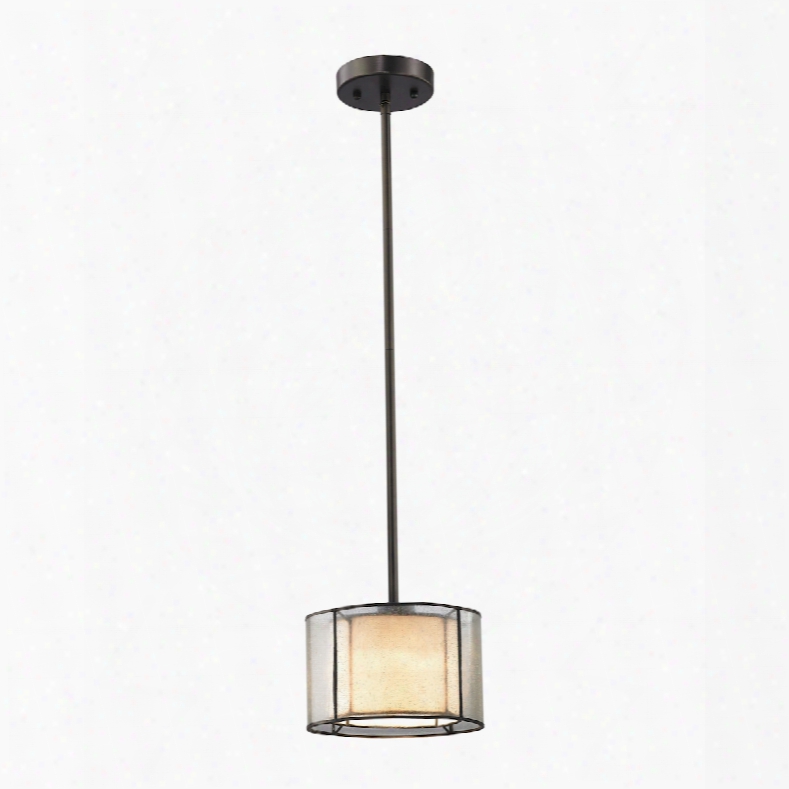 Elk Lighting Mirage 1-light Pendant In Tiffany Bronze