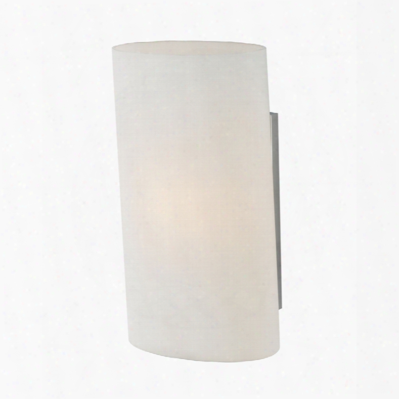 Elk Lighting Ovo 1-light Sconce In Chrome With White Opal Glass