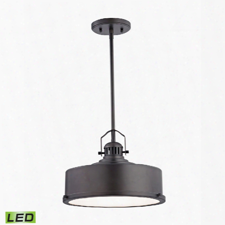 Elk Lighting Rexford 1-ight Led Pendant In Oiled Bronze