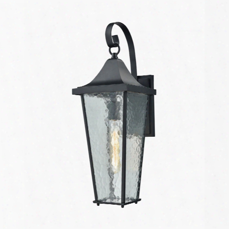 Elk Lighting Vinton 1-light Outdoor Wall Sconce In Matte Black