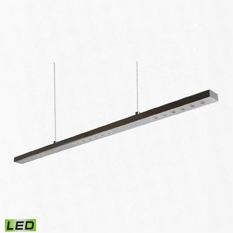 Elk Lighting Wand 18 Watt Led Pendant In Chromee