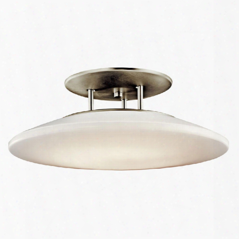 Kichler Lighting Ara 1-light Fluorescent Semi Flush