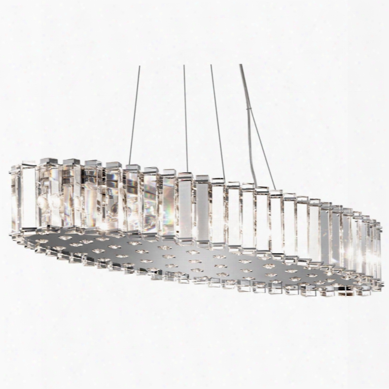 Kichler Lighting Crystal Skye 12-light Chandelier-oval Pendant