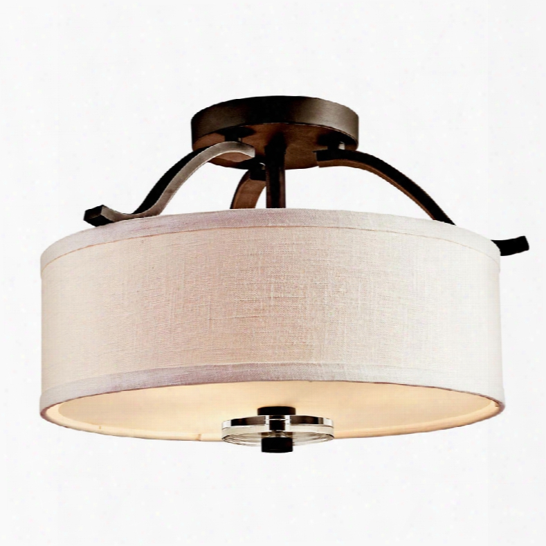 Kichler Lighting Leighton 3-light Semi Flush