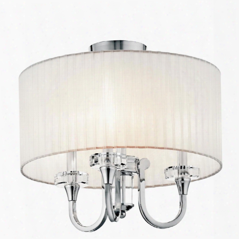 Kichler Lighting Parker Point 3-light Semi Flush Chandelier