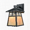 ELK Lighting Cottage 1-Light Outdoor Wall Sconce In Matte Black