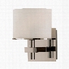 ELK Lighting Ombra 1-Light Vanity In Satin Nickel And White Opal Glass